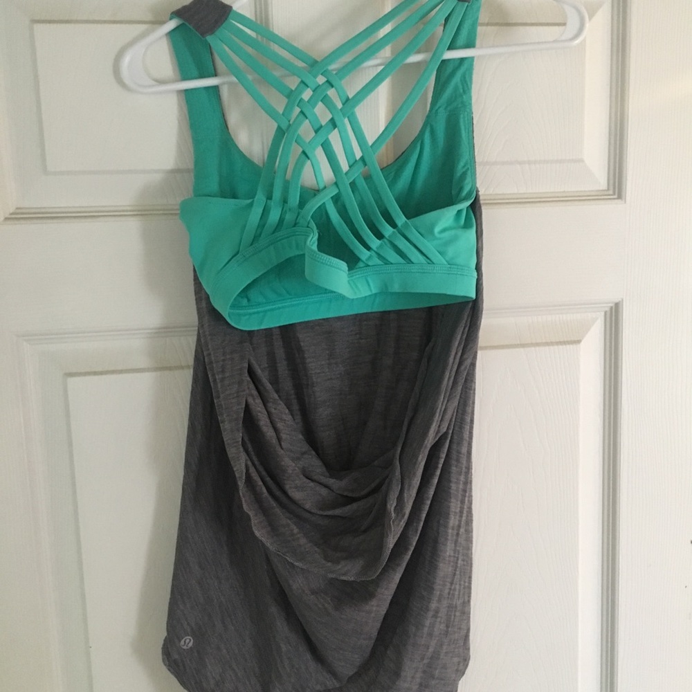 Lululemon built in sports bra tank!